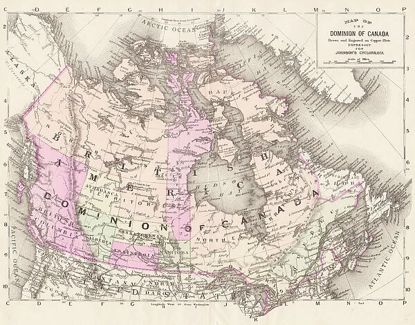 Canada map 1893