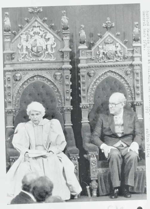 Framed Print : Canada's Governor-General and Husband Framed Print : Canada's Governor-General and Husband