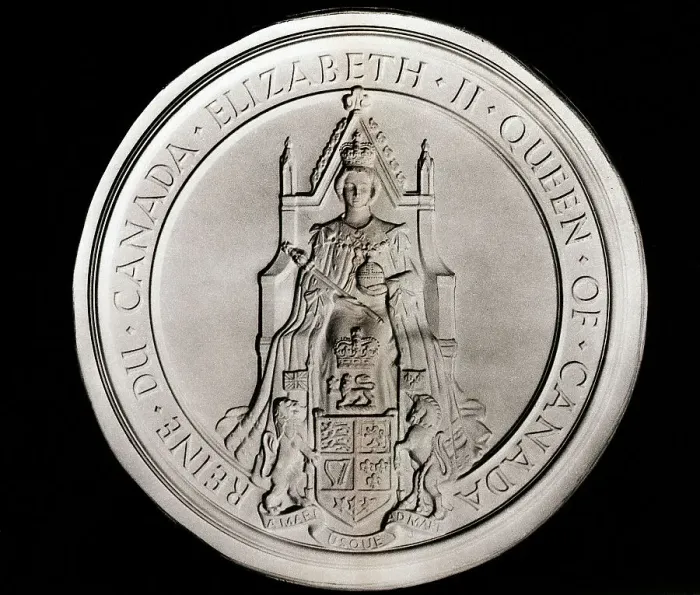 Framed Print : Canada's Seal Includes Queen Elizabeth Framed Print : Canada's Seal Includes Queen Elizabeth