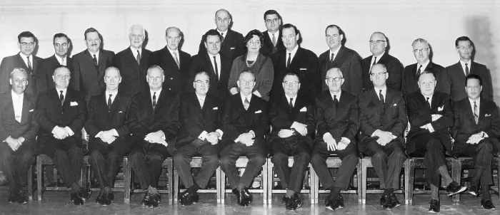 Framed Print : Canadian Cabinet in 1964