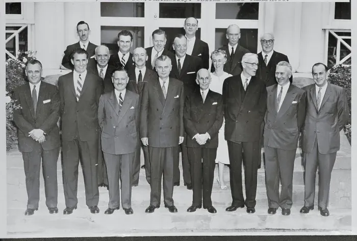 Framed Print : Canadian Cabinet Ministers in 1957 Framed Print : Canadian Cabinet Ministers in 1957