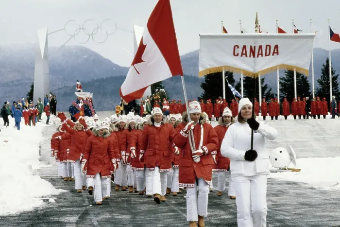 Framed Print : Canadian Olympic Team
