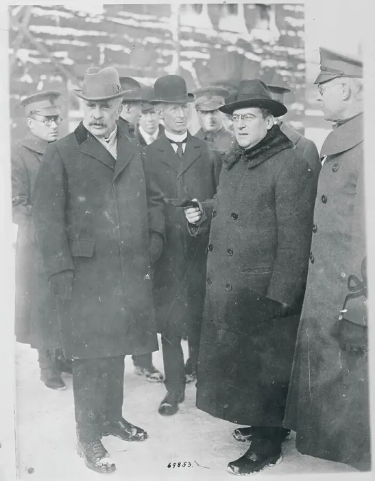 Framed Print : Canadian Premier and Others at Halifax Explosion Site