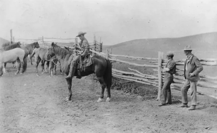 Framed Print : Canadian Ranch