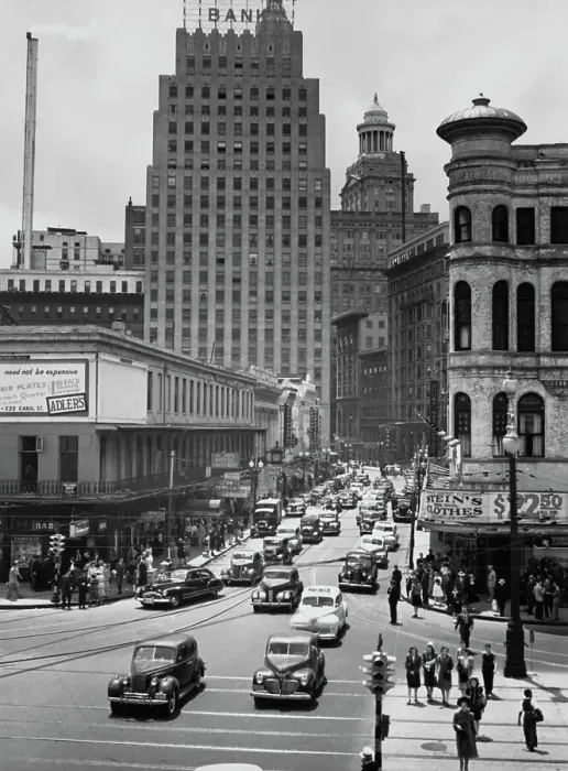 Framed Print : Canal And Bourbon Streets Framed Print : Canal And Bourbon Streets