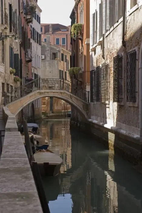 Framed Print : The Canal And A Bridge Framed Print : The Canal And A Bridge