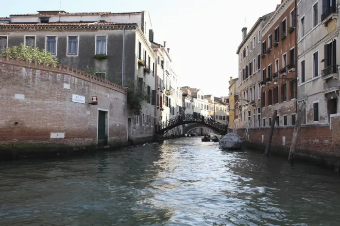 Framed Print : Canal and cityscape Framed Print : Canal and cityscape