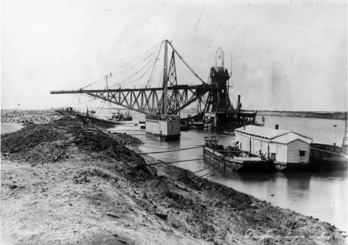 Framed Print : Canal Dredger Framed Print : Canal Dredger