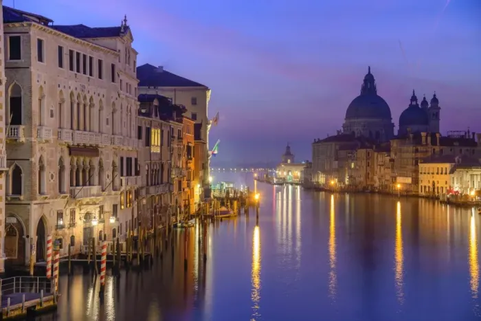 Framed Print : Canal Grande sunrise of Accademias bridge. Venice, Italy Framed Print : Canal Grande sunrise of Accademias bridge. Venice, Italy