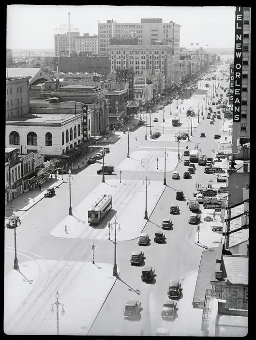 Framed Print : Canal Street In New Orleans Framed Print : Canal Street In New Orleans