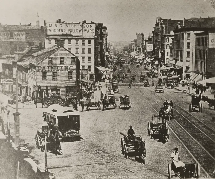 Framed Print : Canal Street, New York Framed Print : Canal Street, New York