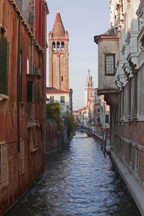 Framed Print : Canal, Venice, Venezien, Italy
