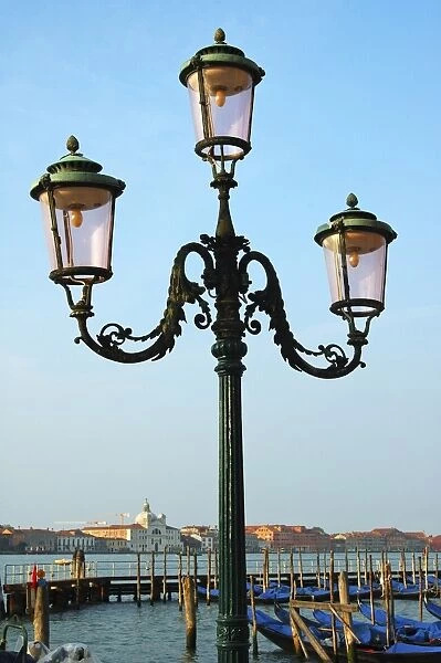 Candelabra at the lagoon of Venice, Italy