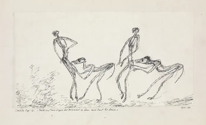 Framed Print : Candide, chapitre 16. Tandis que deux singes les suivaient en leur mordant les fesses Framed Print : Candide, chapitre 16. Tandis que deux singes les suivaient en leur mordant les fesses