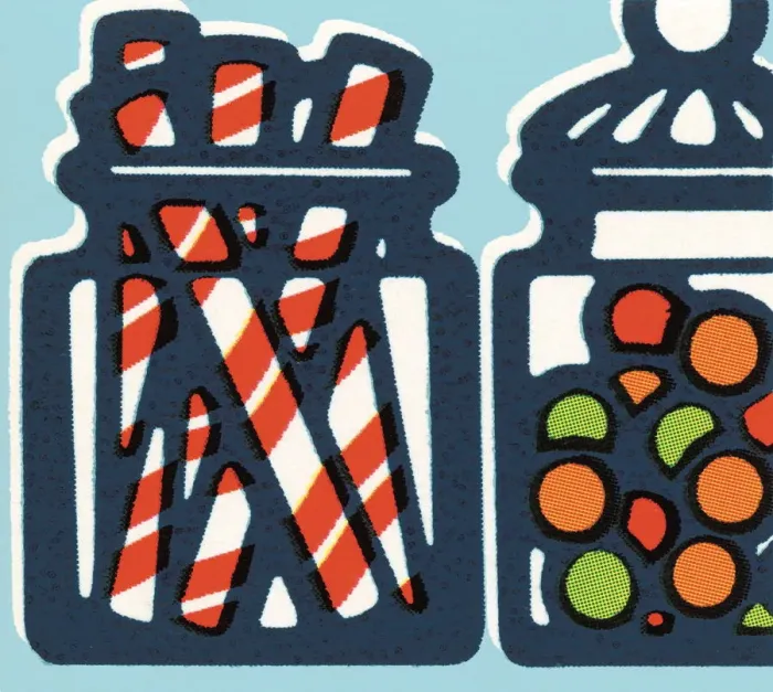 Framed Print : Candy jars Framed Print : Candy jars