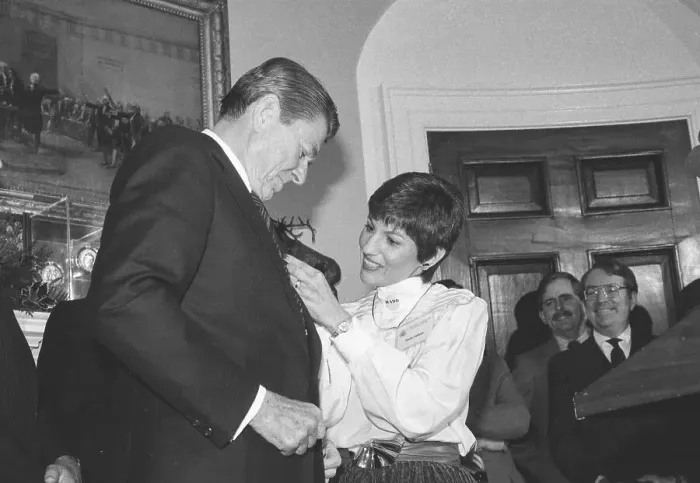 Framed Print : Candy Lightner and Ronald Reagan Framed Print : Candy Lightner and Ronald Reagan