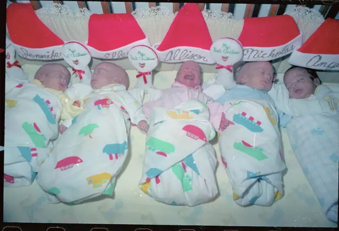 Framed Print : Cangialosi Quintuplets Framed Print : Cangialosi Quintuplets