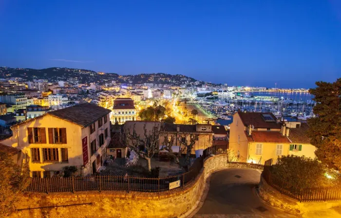 Framed Print : Cannes city