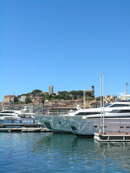 Framed Print : Cannes - yachts in the old port Framed Print : Cannes - yachts in the old port