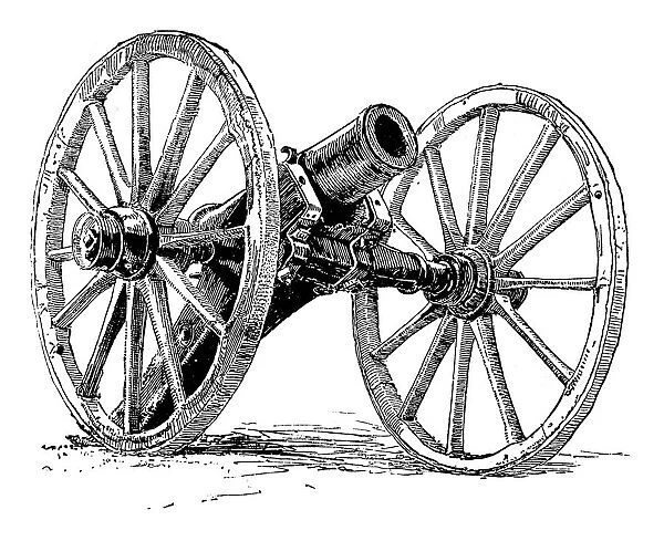 Cannon - Scanned 1887 Engraving