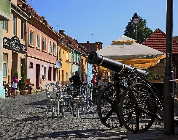 Cannon at Bulevardul Corneliu Coposco, Haller Bastion, Sibiu, Romania