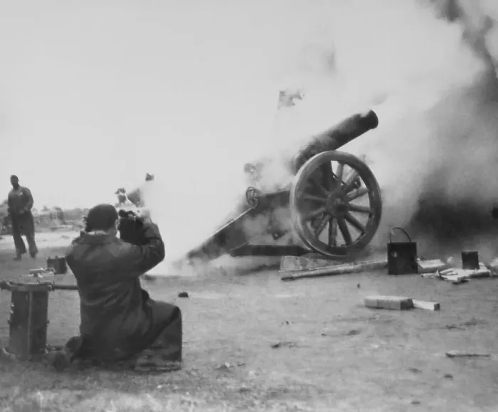 Framed Print : Cannon Firing Framed Print : Cannon Firing