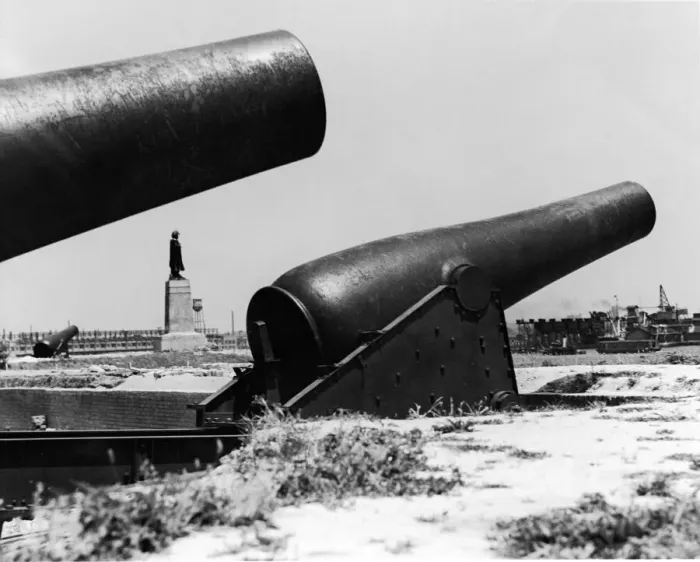 Framed Print : Cannons At Fort McHenry Framed Print : Cannons At Fort McHenry