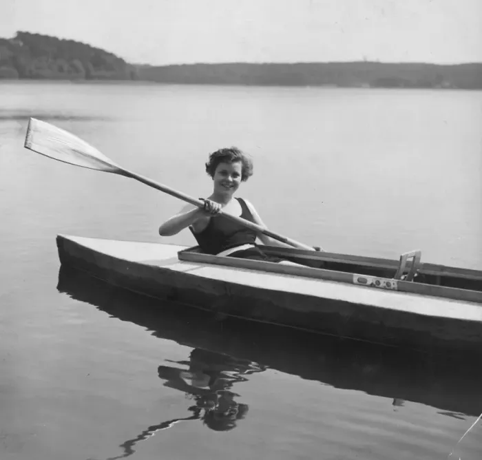 Framed Print : Canoe Girl Framed Print : Canoe Girl