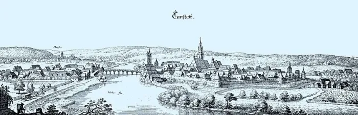 Framed Print : Canstatt, Bad Cannstatt in the Middle Ages, Stuttgart, Baden-Wuerttemberg, Germany, Historical, digital reproduction of an original from the 19th century Framed Print : Canstatt, Bad Cannstatt in the Middle Ages, Stuttgart, Baden-Wuerttemberg, Germany, Historical, digital reproduction of an original from the 19th century