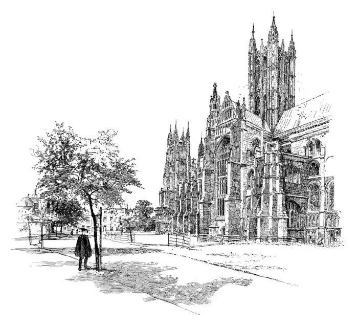 Framed Print : Canterbury Cathedral Framed Print : Canterbury Cathedral