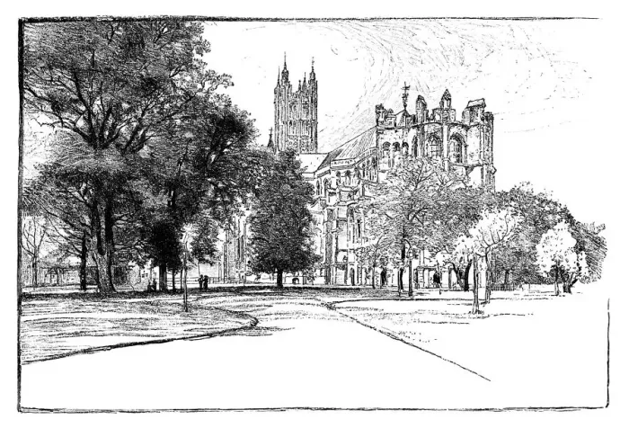 Framed Print : Canterbury Cathedral