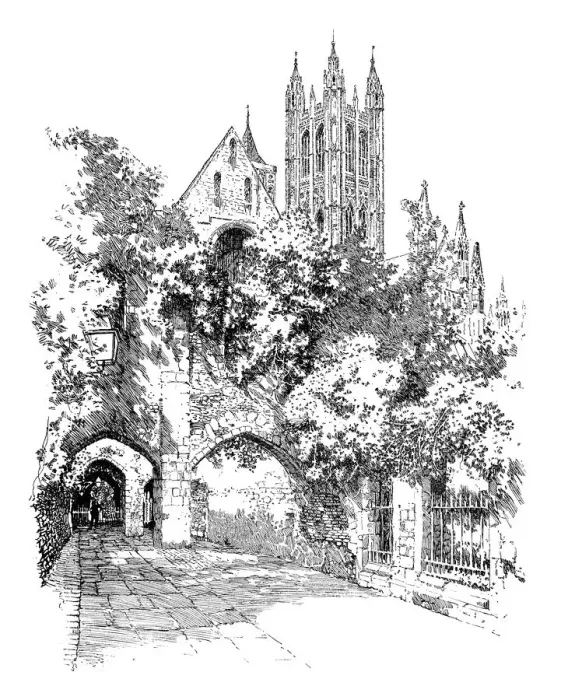 Framed Print : Canterbury Cathedral Framed Print : Canterbury Cathedral