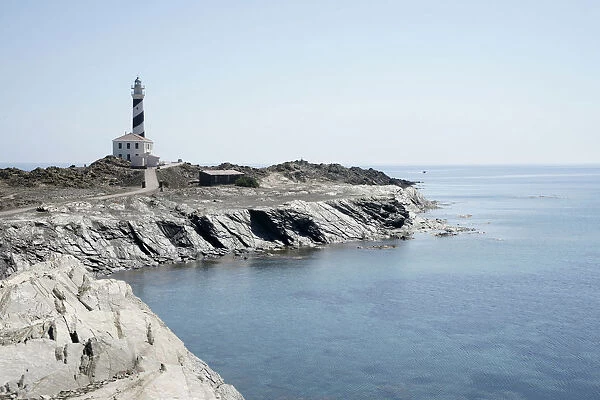 Cap de Favaritx lighthouse, Cap de Favaritx, Cap de Favaritx, Minorca, Balearic Islands, Spain