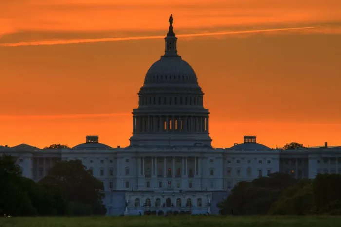Framed Print : Capitol Hill Sunrise
