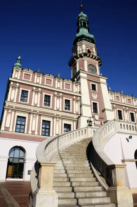 Framed Print : Capitols. Zamosc Town Hall. A beautiful renaissance building.Part of the Framed Print : Capitols. Zamosc Town Hall. A beautiful renaissance building.Part of the