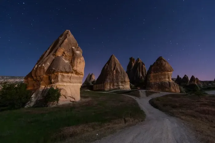 Framed Print : Cappadocia in the night Framed Print : Cappadocia in the night