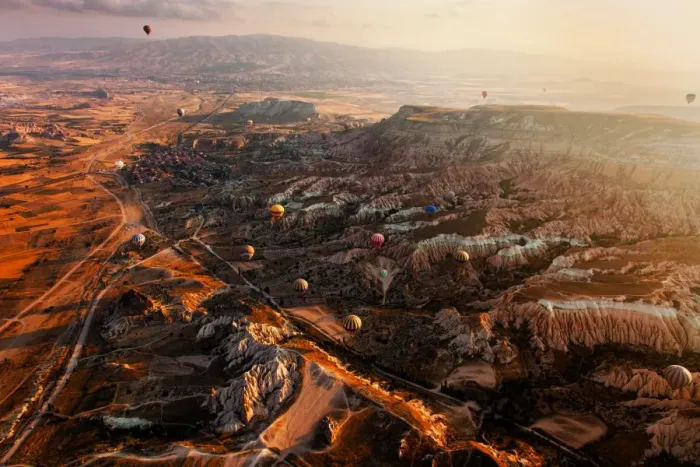 Framed Print : Cappadocia - Scarred Earth Framed Print : Cappadocia - Scarred Earth
