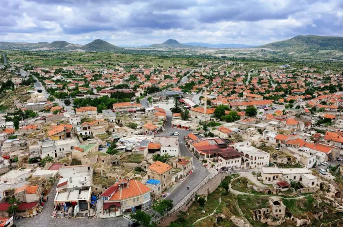Framed Print : Cappadocia secenary under cloudy sky Framed Print : Cappadocia secenary under cloudy sky