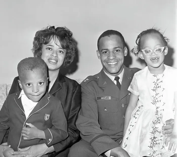 Framed Print : Captain Edward Dwight with His Family Framed Print : Captain Edward Dwight with His Family