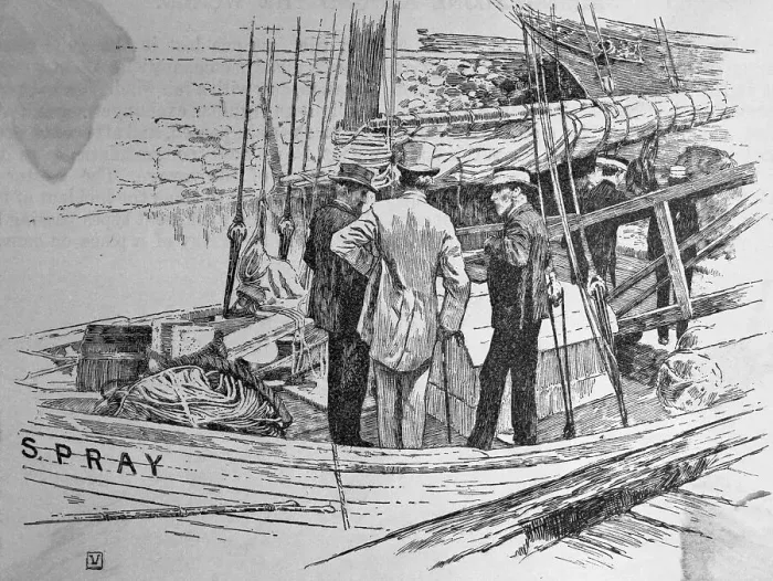 Framed Print : Captain Slocum in Cape Town
