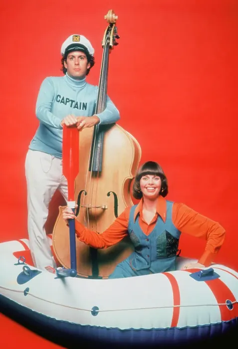 Framed Print : Captain & Tennille In A Dinghy Framed Print : Captain & Tennille In A Dinghy