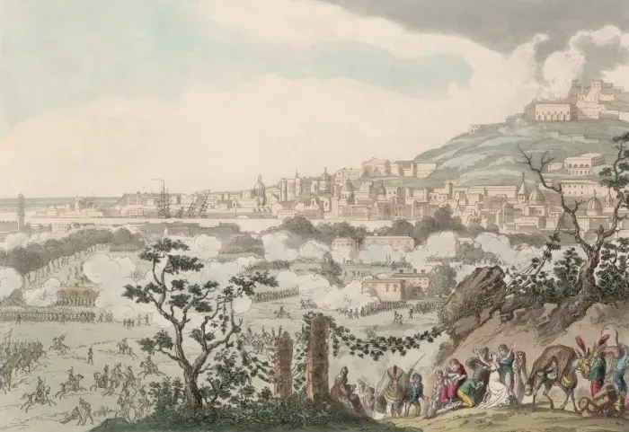 Framed Print : Capture Of Naples Framed Print : Capture Of Naples