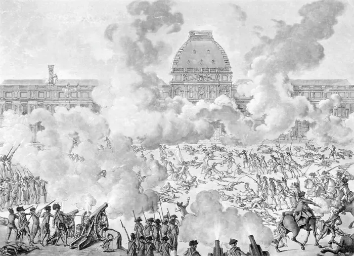 Framed Print : Capture of the Tuileries, 10 August 1792, French Revolution, France, Historic, digitally restored reproduction from a 19th century original Framed Print : Capture of the Tuileries, 10 August 1792, French Revolution, France, Historic, digitally restored reproduction from a 19th century original