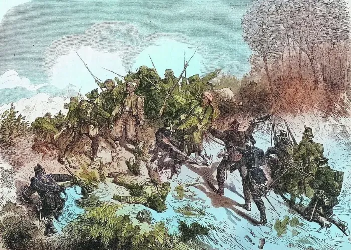 Framed Print : Capture of Turros by North German Jaeger near Woerth, illustrated war history, German, French war 1870-1871, Germany, France, Turros captures by North German soldiers near Woerth, illustrated war history, German, French war 1870-1871, Germany Framed Print : Capture of Turros by North German Jaeger near Woerth, illustrated war history, German, French war 1870-1871, Germany, France, Turros captures by North German soldiers near Woerth, illustrated war history, German, French war 1870-1871, Germany