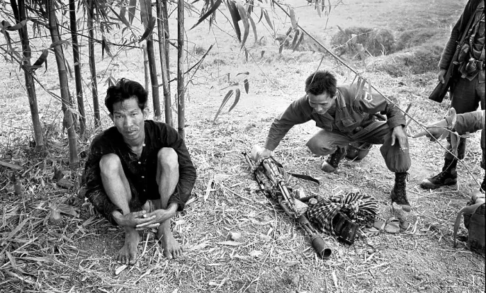 Framed Print : Captured Viet Cong Soldier Framed Print : Captured Viet Cong Soldier