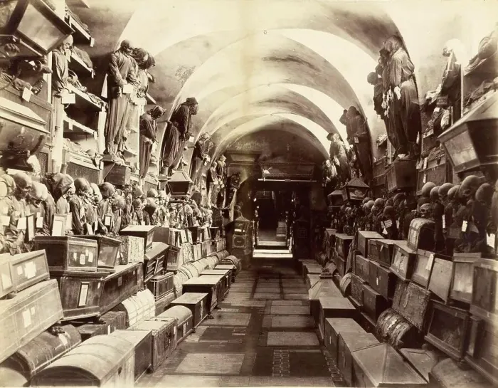 Framed Print : The Capuchin Crypt of Palermo, Le Catacombe dei Cappuccini, extensive crypt complex under the Capuchin monastery in Palermo and, with its natural mummies, one of the most famous burial grounds in the world, c Framed Print : The Capuchin Crypt of Palermo, Le Catacombe dei Cappuccini, extensive crypt complex under the Capuchin monastery in Palermo and, with its natural mummies, one of the most famous burial grounds in the world, c