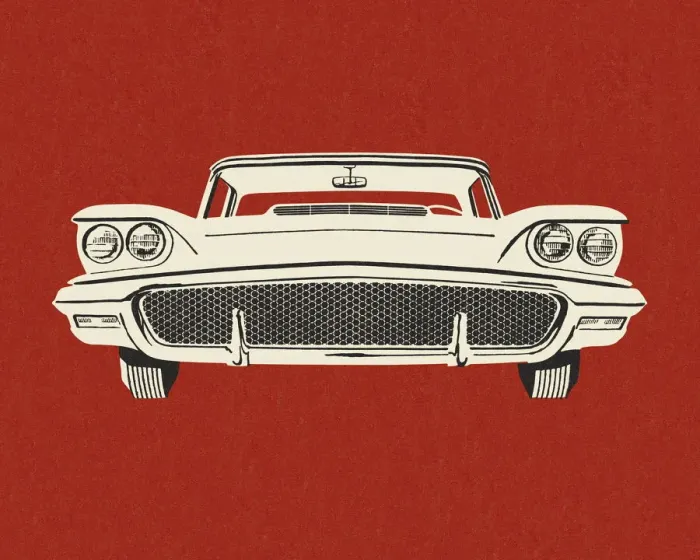Framed Print : Front of a Car Framed Print : Front of a Car