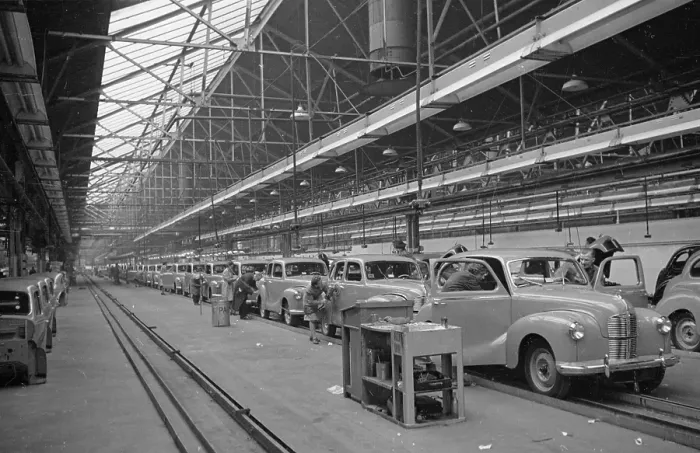 Framed Print : Car Assembly Line Framed Print : Car Assembly Line