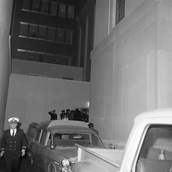 Framed Print : Car Carrying The Body Of John Kennedy Framed Print : Car Carrying The Body Of John Kennedy
