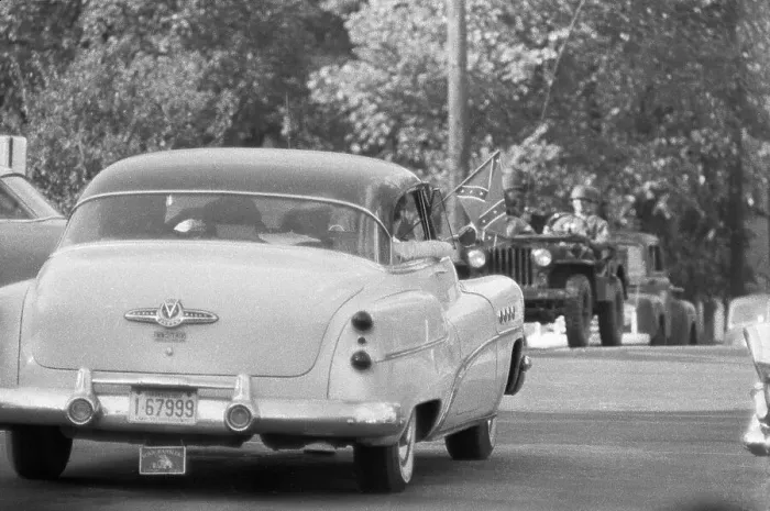 Framed Print : Car With Confederate Flag Hanging Out Window Framed Print : Car With Confederate Flag Hanging Out Window